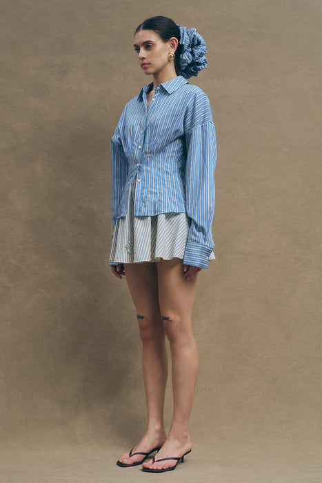 Maggie Tailored Button Up Top