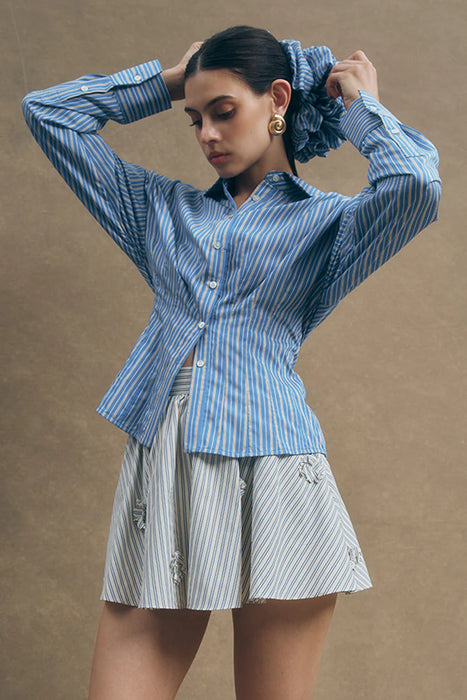Maggie Tailored Button Up Top