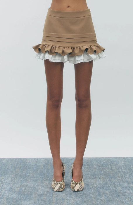 Le Ruffle Mini Skirt