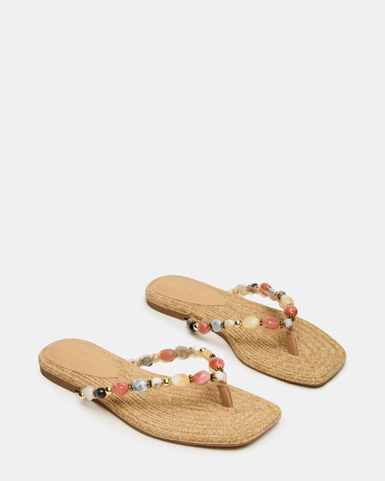 Marble Square Toe Sandal