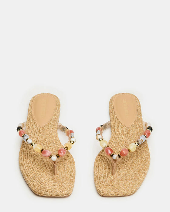 Marble Square Toe Sandal