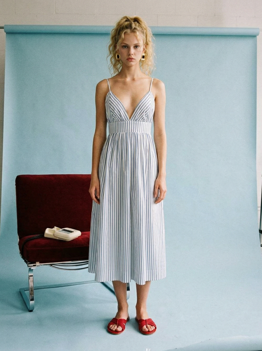 Blake Open Back Midi Dress