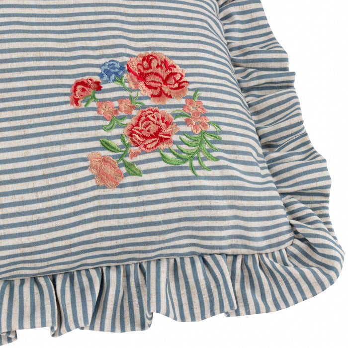 Fleur Tisse Throw Pillow