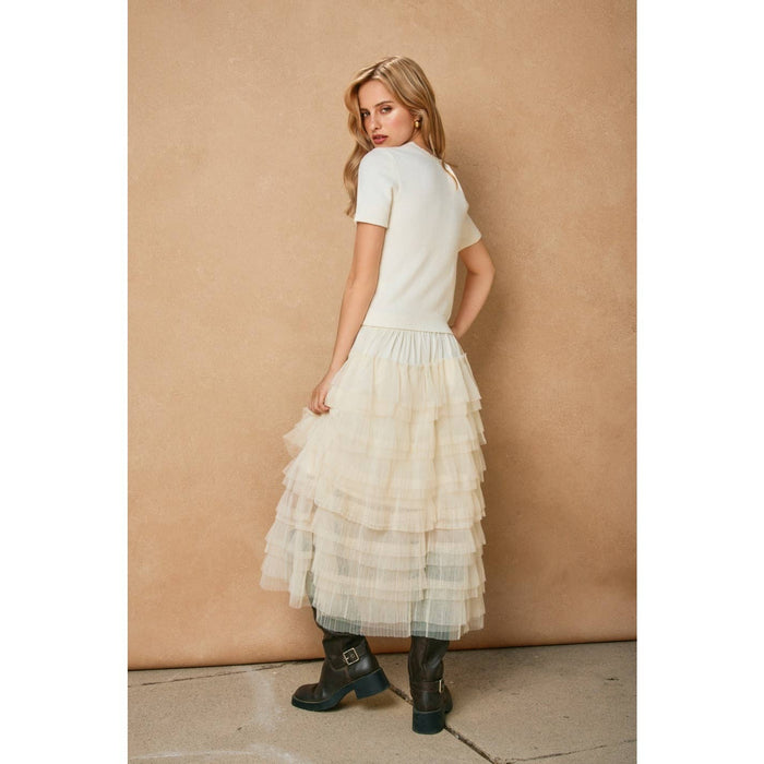 Tissu Dansant Maxi Slip Skirt