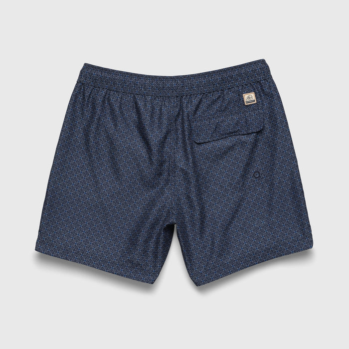 Jimmy 5" Tile Volley - Navy Tile Print
