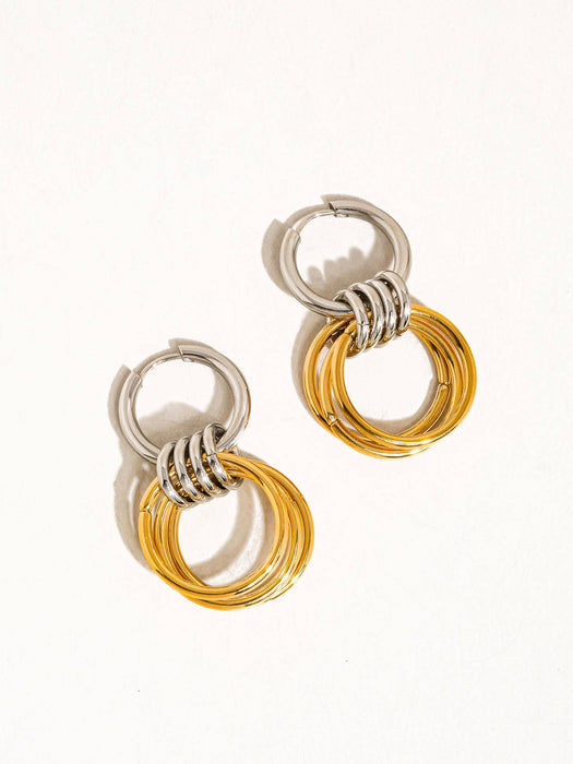 Triple Hoop Earring