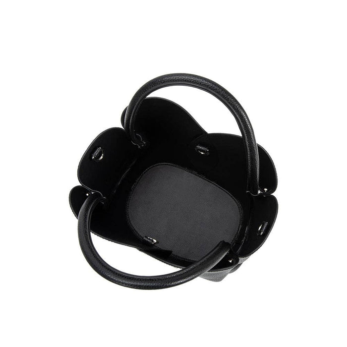 Black Tulip Handle Bag