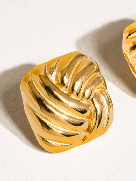 Diana Square Studs