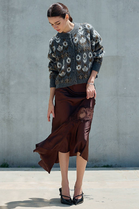 Astrid Diamond Knit Cardigan
