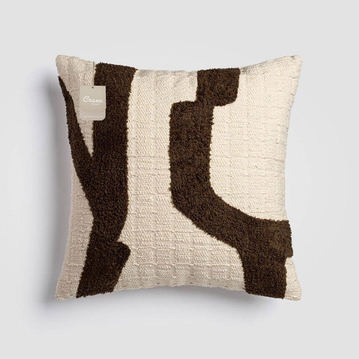 Abstract Embroidered Pillow