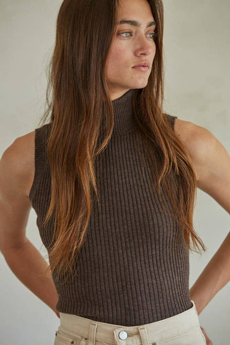 Sans Manches Turtleneck