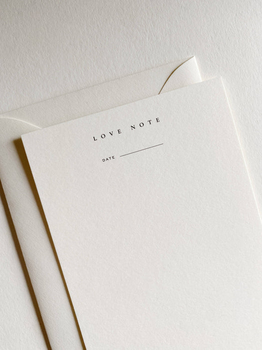 Love Note Notecard Set No. 06