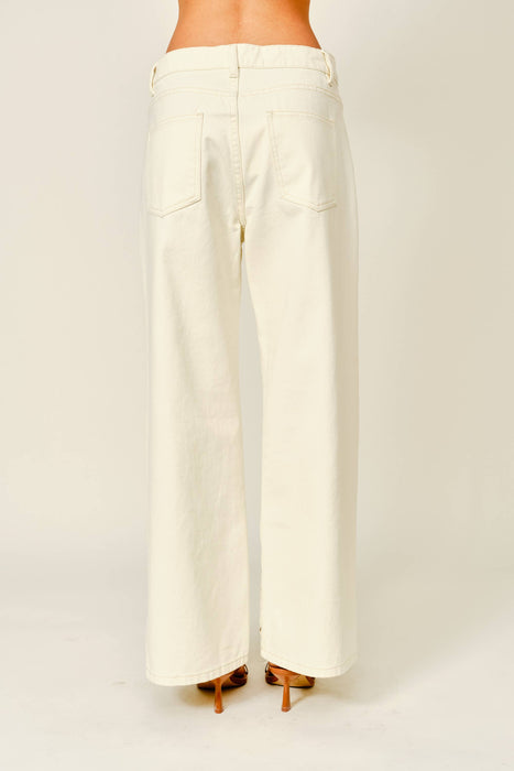 Taylor Cut Out Embroidered Pants