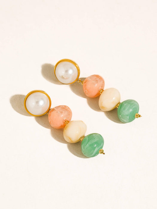 Pastel Beaded Earring