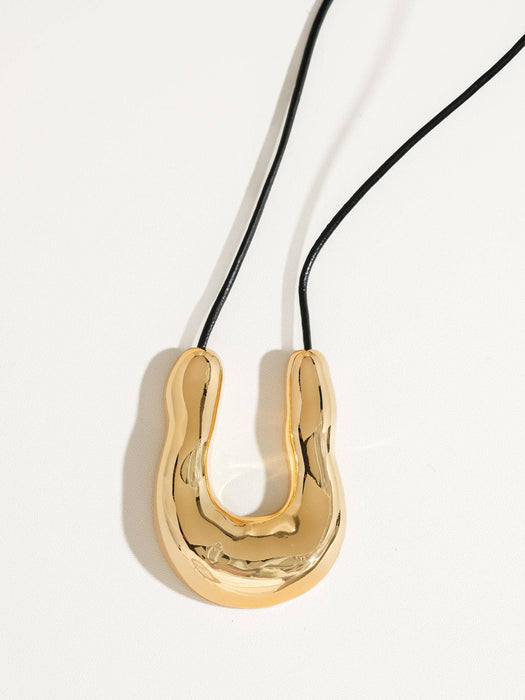 Modern Horseshoe Necklace