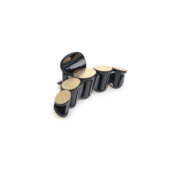 Metallic Disc Plated Hair Claw