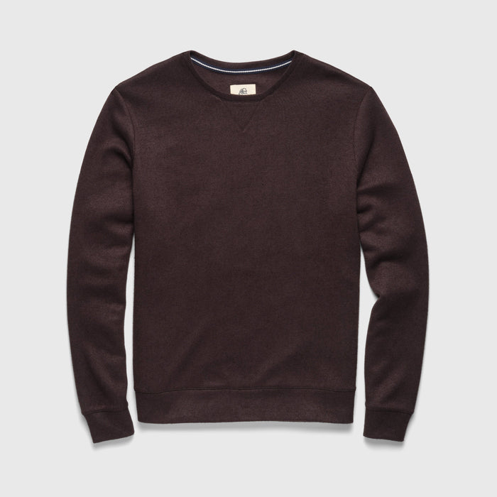 Butch Cashmist Crewneck - Dark Brown Heather