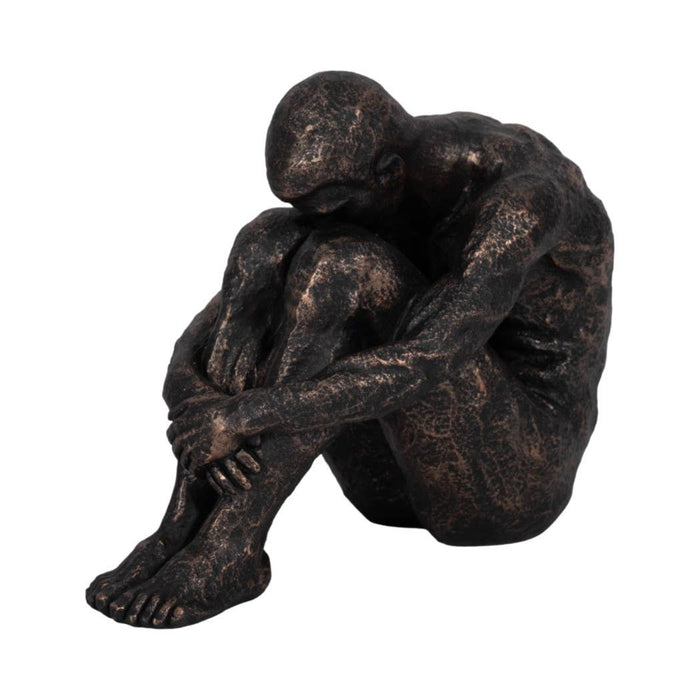 Sitting Man Sculpture