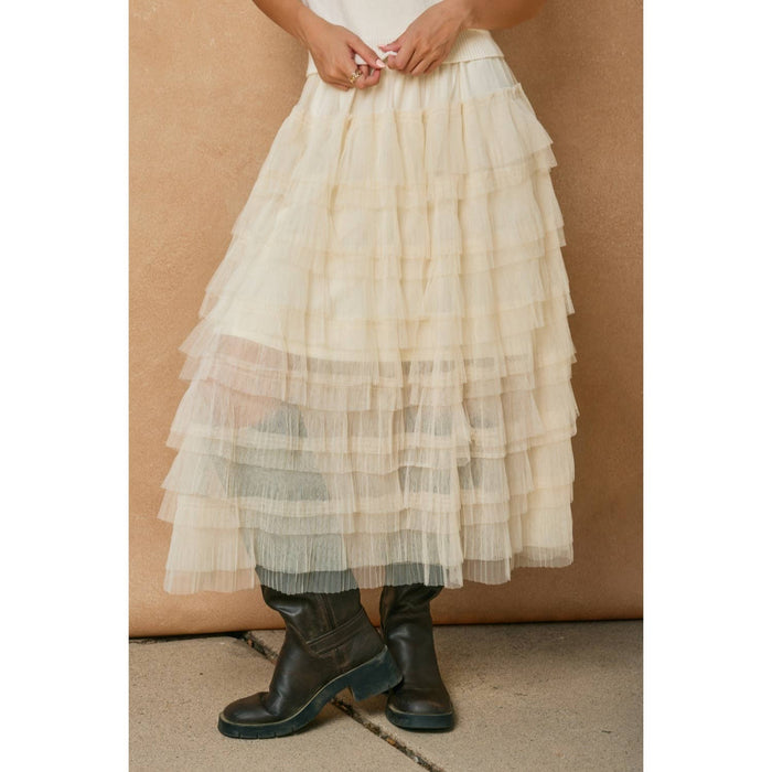 Tissu Dansant Maxi Slip Skirt