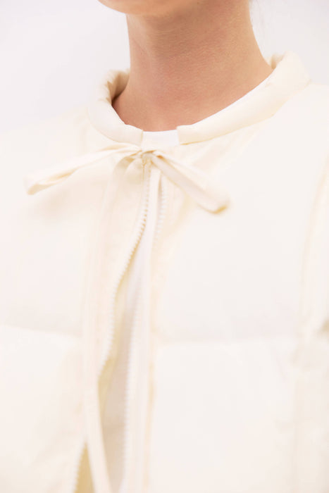 Creme Puffer Jacket