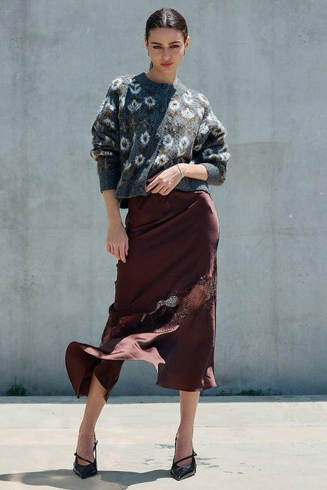 Astrid Diamond Knit Cardigan