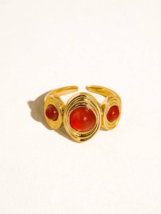 Tri Stone Ring