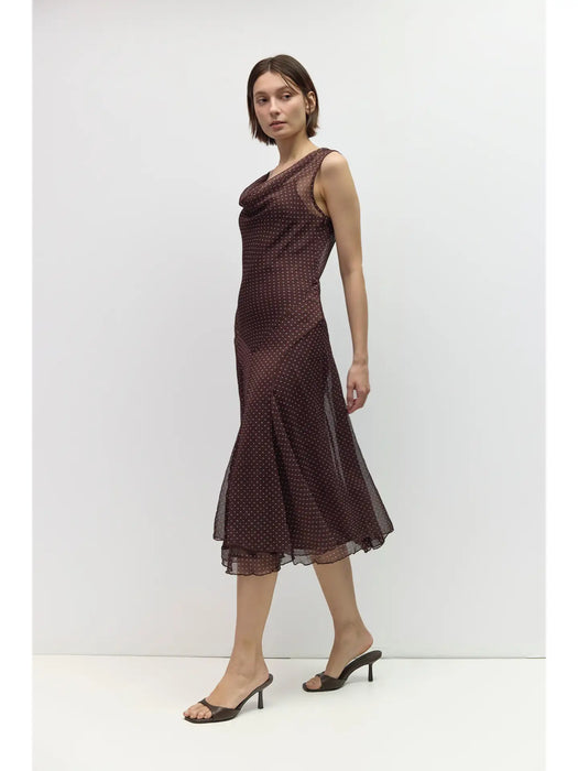 Penelope Polka Dot Midi Dress