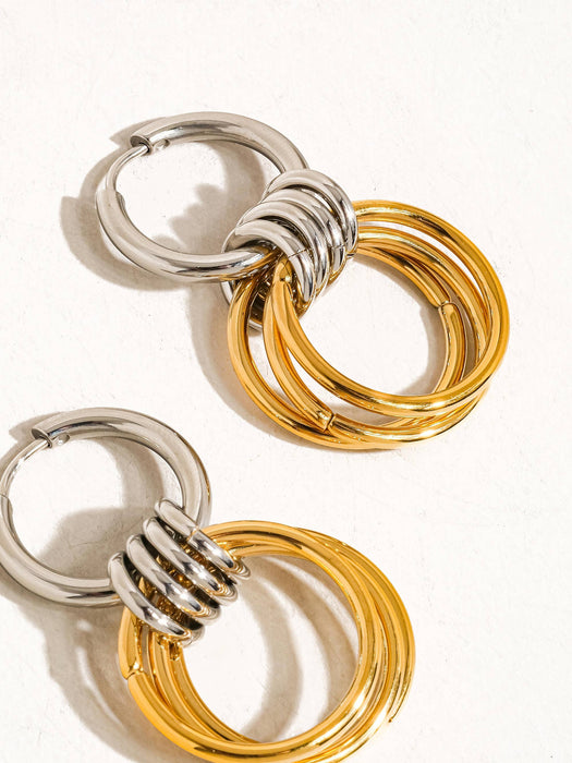 Triple Hoop Earring