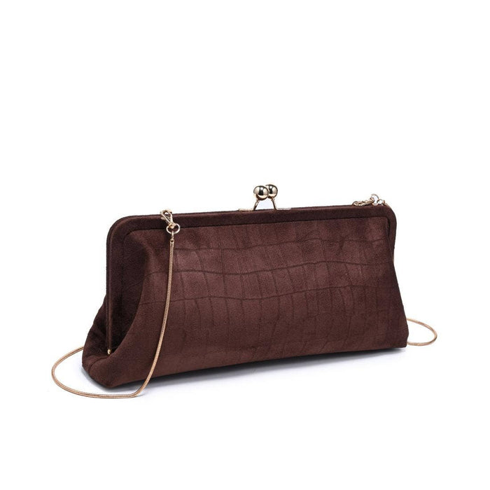 Kristin - Faux Suede Clutch
