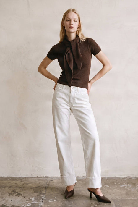 Beverly Knit Top with Tie Detail
