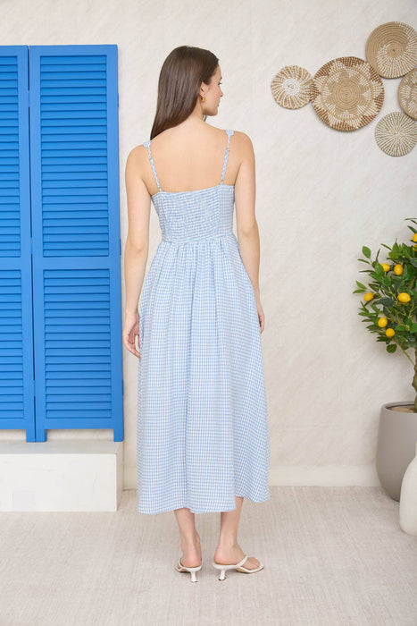 Gingham Meadow Dress