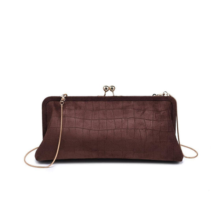 Kristin - Faux Suede Clutch