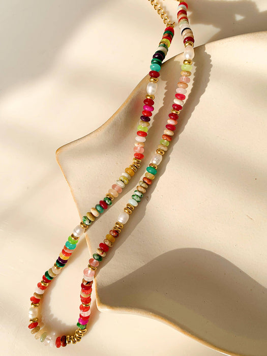 Lisbon Beaded Necklace