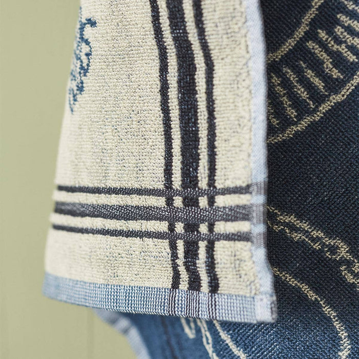 Trio Linen Towel Set Bleu