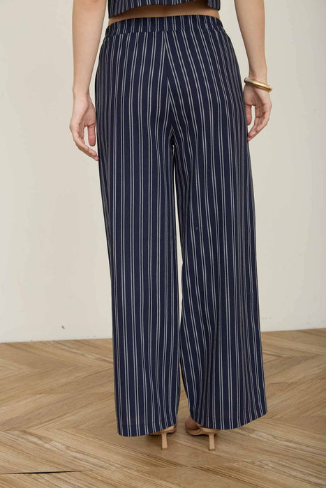 Striped Linen Lounge Pants