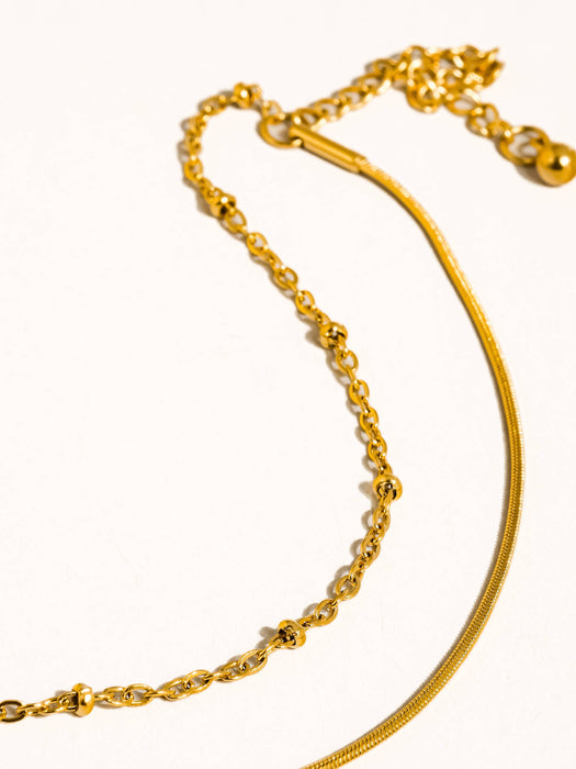 Beverly Double Chain Bracelet