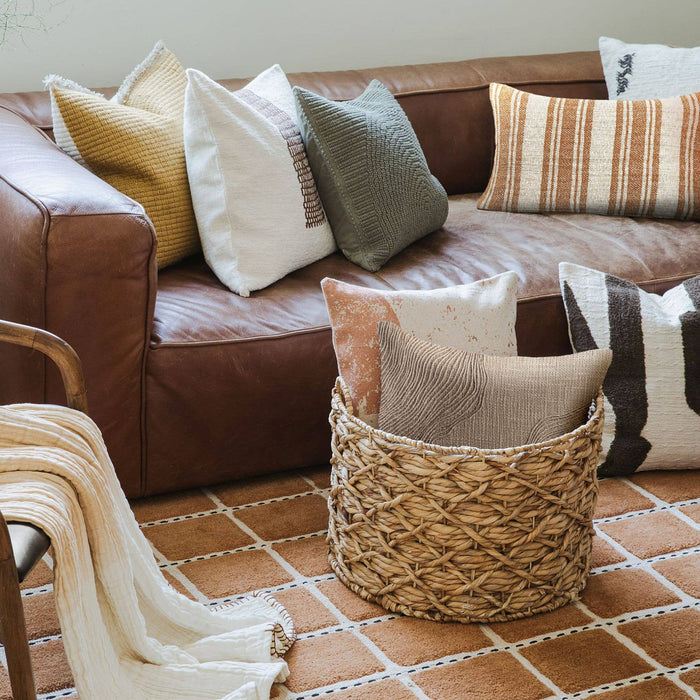 Rust Stripe Pillow