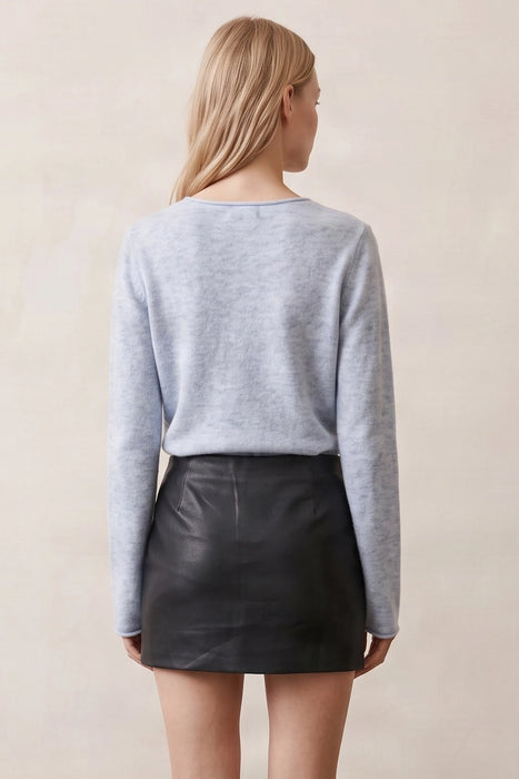 Faux Leather Mini Skirt