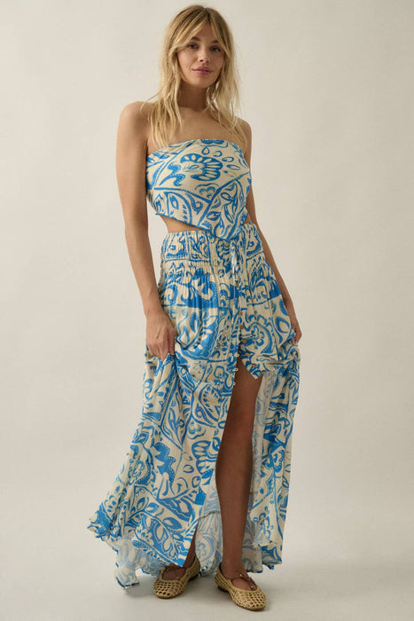 Elena Handkerchief Crop Top