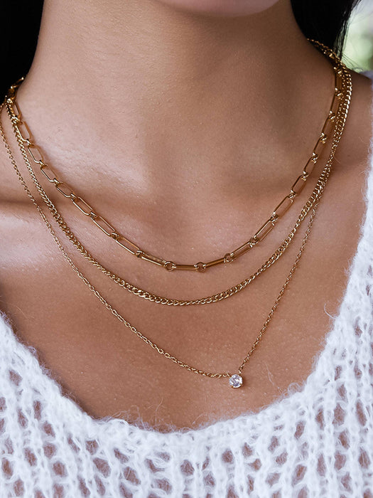 Layered  Reve Chain Necklace