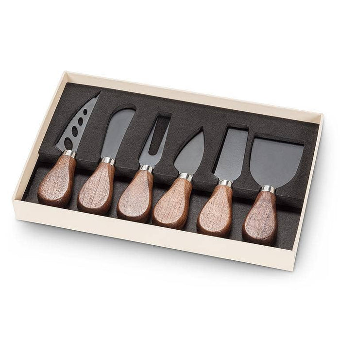 Walnut Handled Cheese Knives