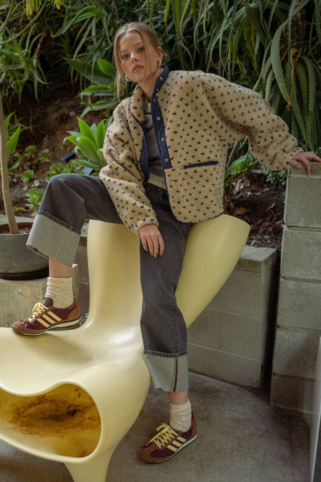 Vintage Inspired Sherpa Jacket