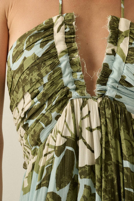 Eden Tie-Back Maxi Dress