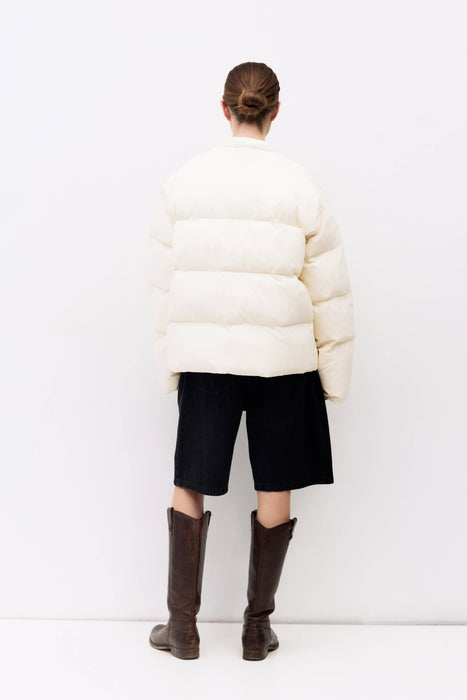 Creme Puffer Jacket
