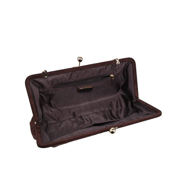 Kristin - Faux Suede Clutch