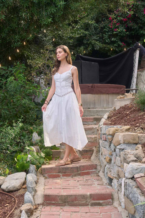 Creme Handkerchief Dress