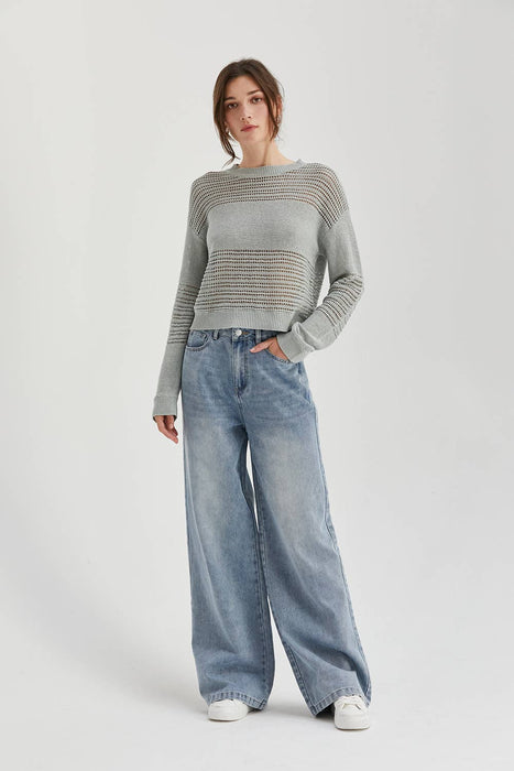 Tremont High Waisted Denim Pants