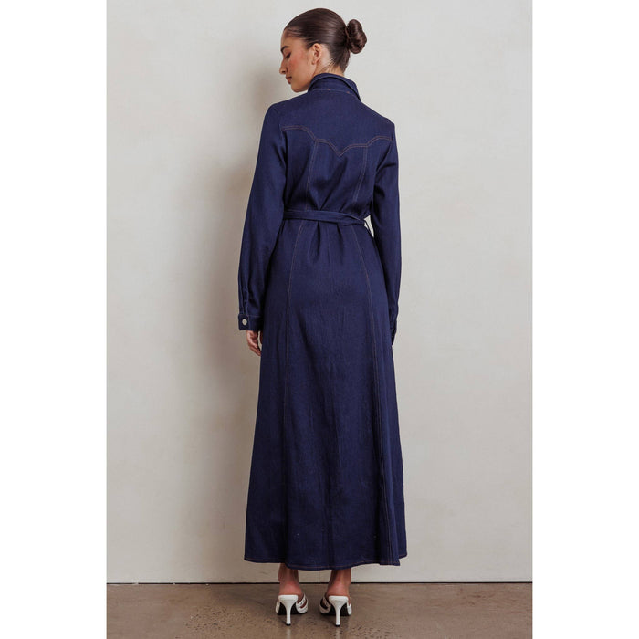 Ode au Bleu Maxi Dress