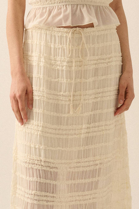 Shay Ruffle Maxi Skirt