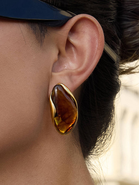 Resin Drop Earrings